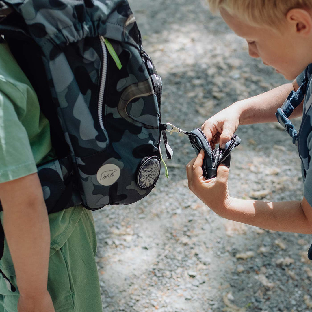 Mini-rygsæk med buttons, Camo Rex