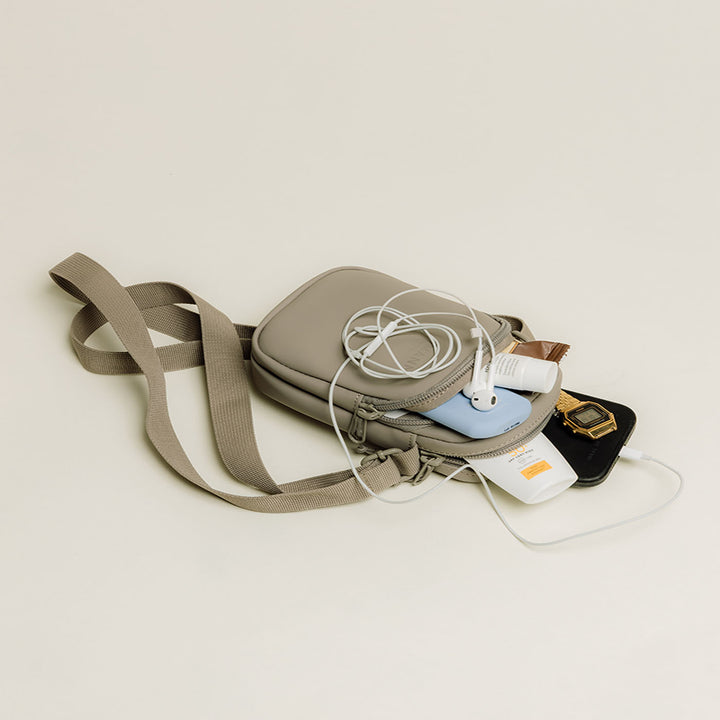 Crossbodybag Street, Warm Grey