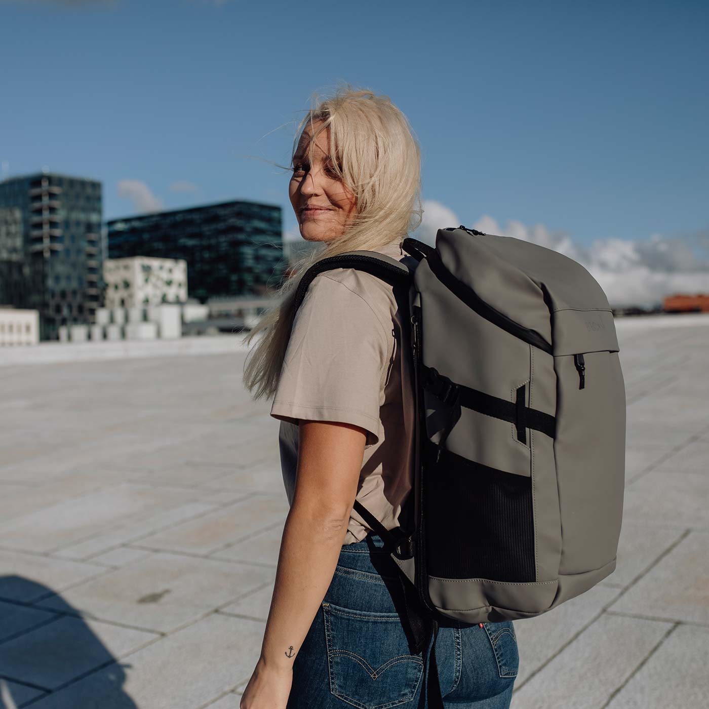 BECKMANベックマンノルウェー バックパック STREET FLX Grey Street FLX, Grey – Beckmann Norway