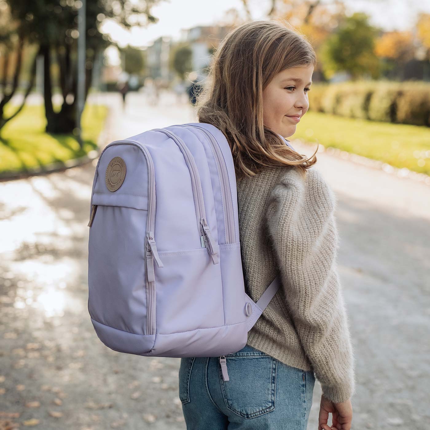 BackMAN urban midi（フローラル） Urban Midi, Light Purple – Beckmann Norway